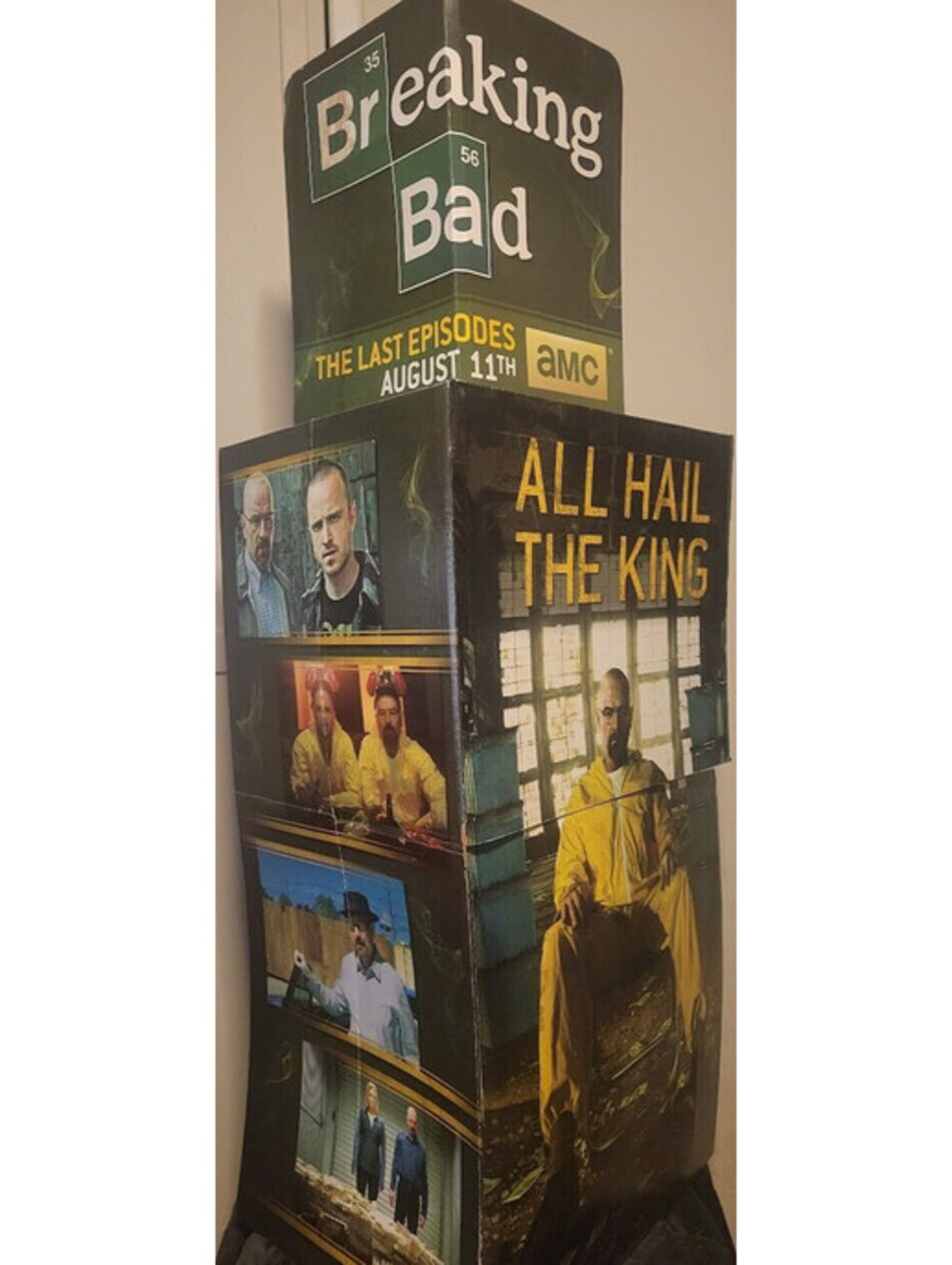 RARE Breaking Bad All Hail The King Official Cardboard Standee Store Display